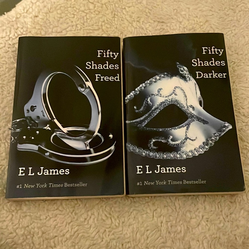 Fifty shades Darker and Freed books